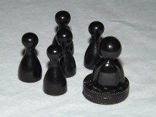 The many pawns vs. the one. It's not so cluttered, now.